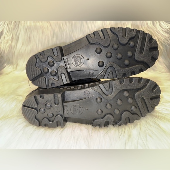 Sorel Winter Snow Boots Women's Size 6 Black Suede Rubber Faux Fur - Picture 3 of 6